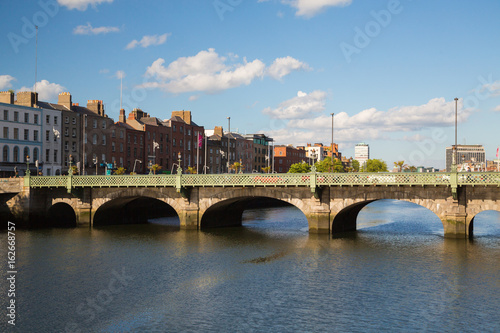 Grattan Bridge in Dublin City, Ireland photo