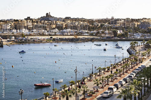 Embankment in Sliema (Tas-Sliema). Malta island