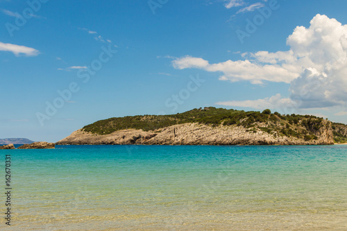 Voidokilia beach near Pylos town in Peloponnese. One of the most beautiful places in Greece.