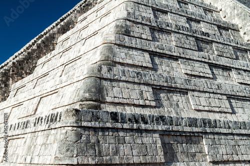 Wallpaper Mural Detail of the pyramid Kukulkan in the Mayan archeological site Chichen Itza, Mexico Torontodigital.ca