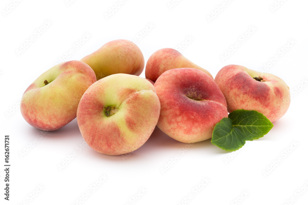 Peach. Fruit with isolated on white background. Peach. Fruit with isolated on white background.