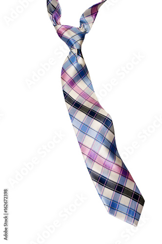 Plaid Tie with Windsor Knot