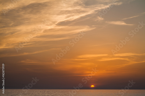 sunset on the coast © Nikita