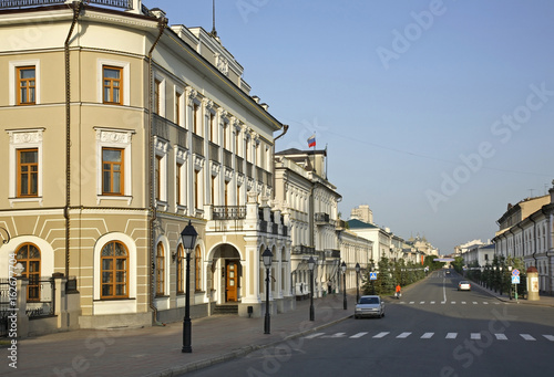 Kremlin street in Kazan. Tatarstan, Russia 