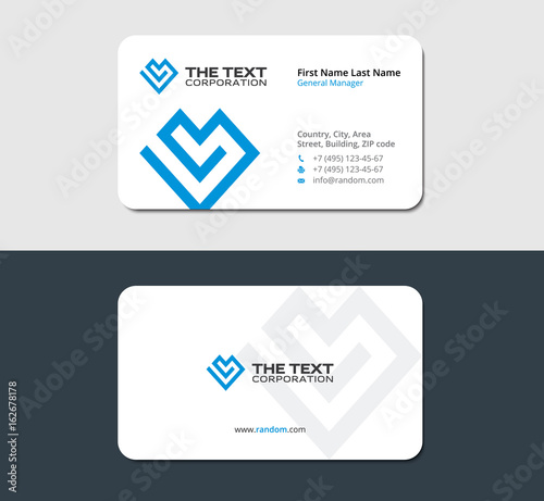 business card for the life insurance company