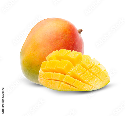 Mango isolated on white
