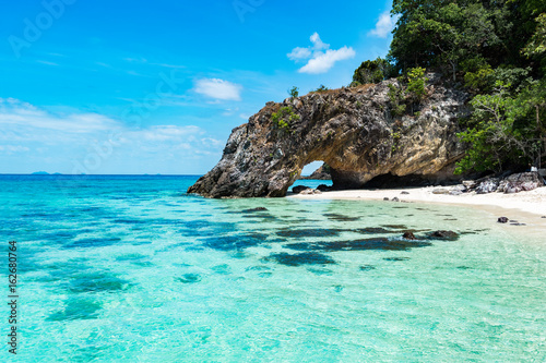 Koh Khai nature stone arch Lipe Thailand