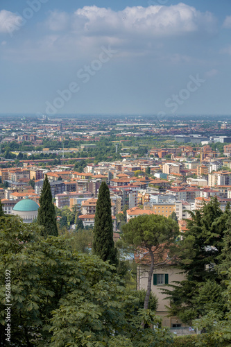 BERGAMO, LOMBARDY/ITALY - JUNE 26 : View from Citta Alta in Bergamo on June 26, 2017