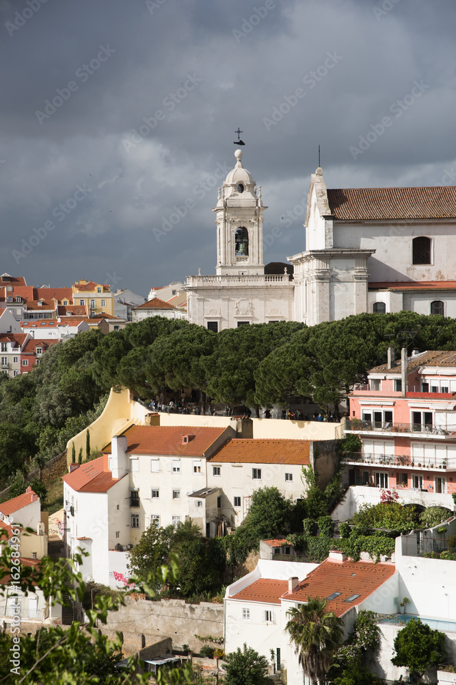 Lisbon view with Bell Tower