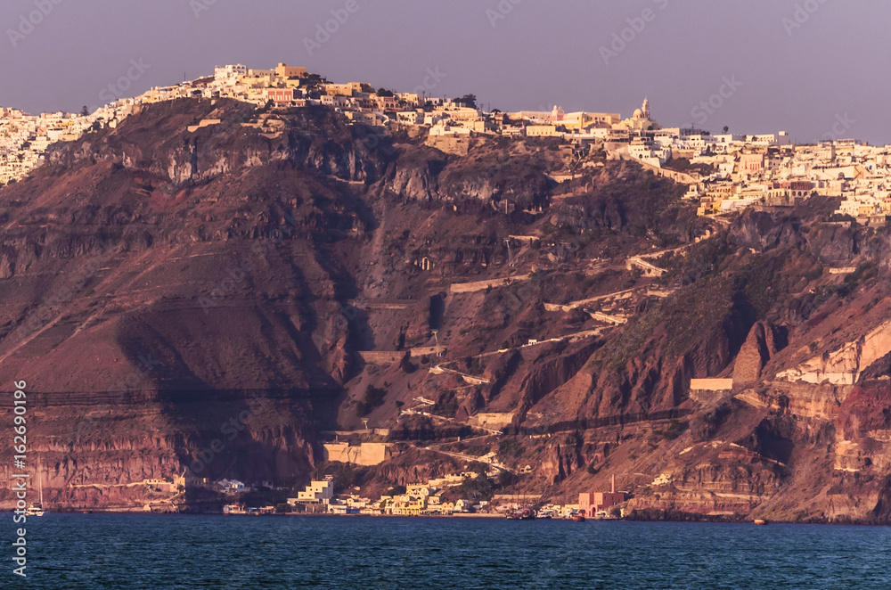 Fotografie Up to Thira, Santorini.