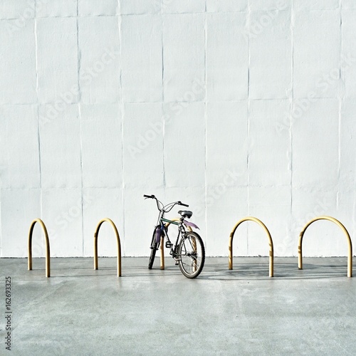 bike at the minimalist place
