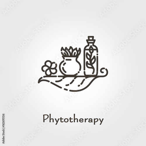 Phytotharapy - logo template