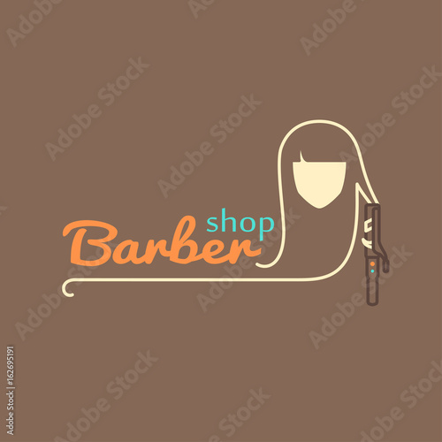 Logo template - barber shop