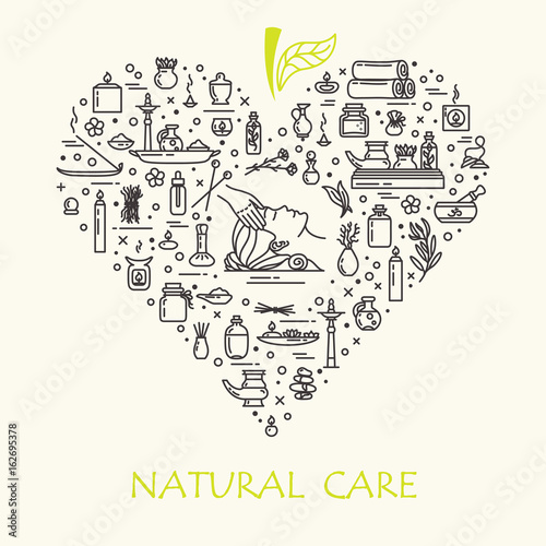 Vector illustration - Natural care
