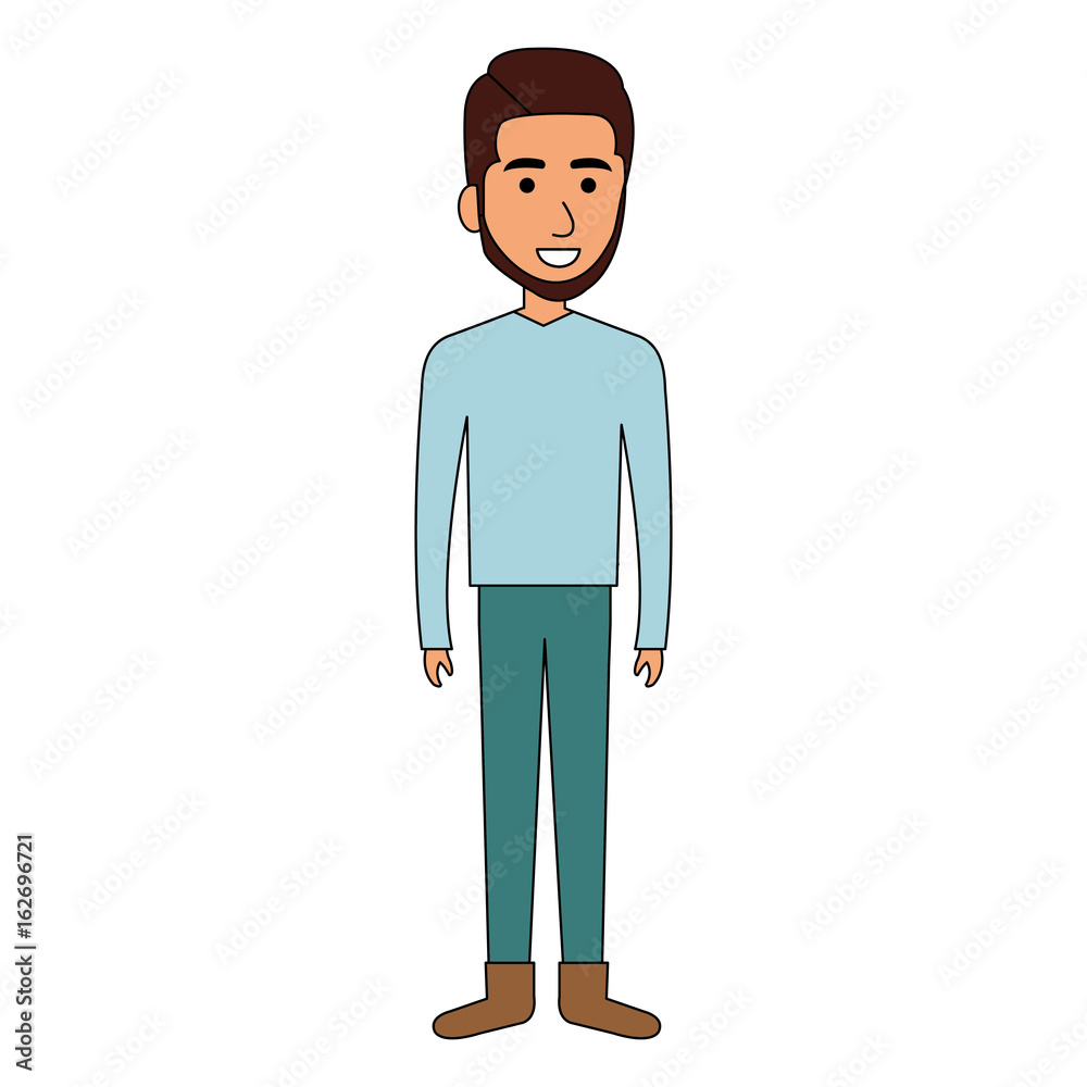 young man avatar character vector illustration design young man avatar character vector illustration design