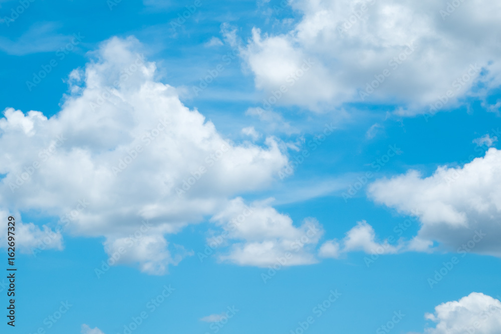 soft cloud with blue sky for backdrop background