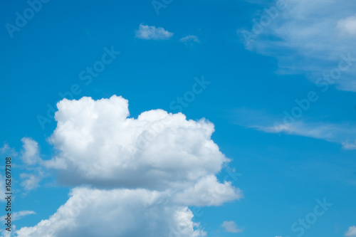 soft cloud with blue sky for backdrop background