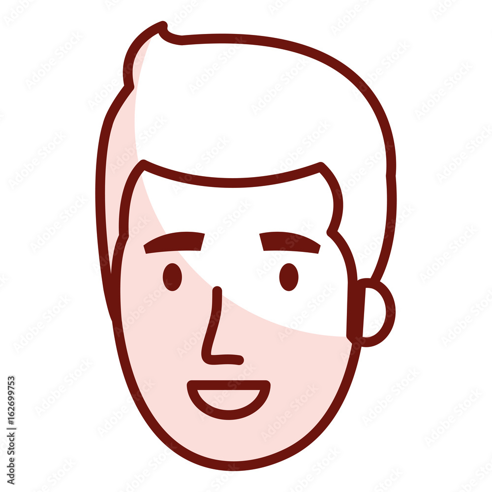 young man head avatar character vector illustration design young man head avatar character vector illustration design