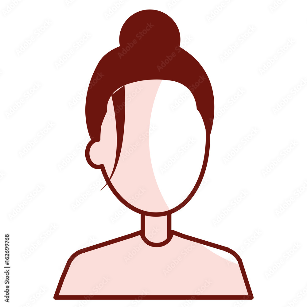 Obraz premium beautiful and young woman character vector illustration design