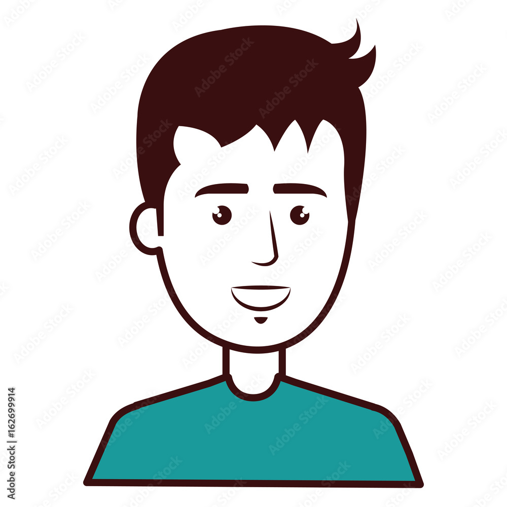 young man model avatar character vector illustration design young man model avatar character vector illustration design