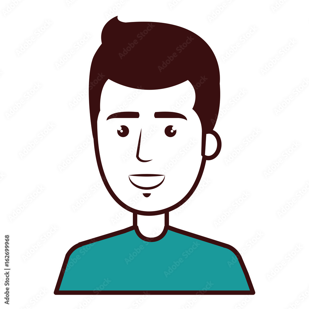young man model avatar character vector illustration design young man model avatar character vector illustration design