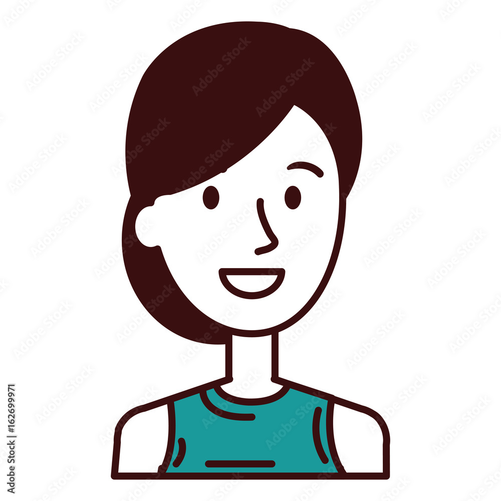 beautiful and young woman character vector illustration design beautiful and young woman character vector illustration design