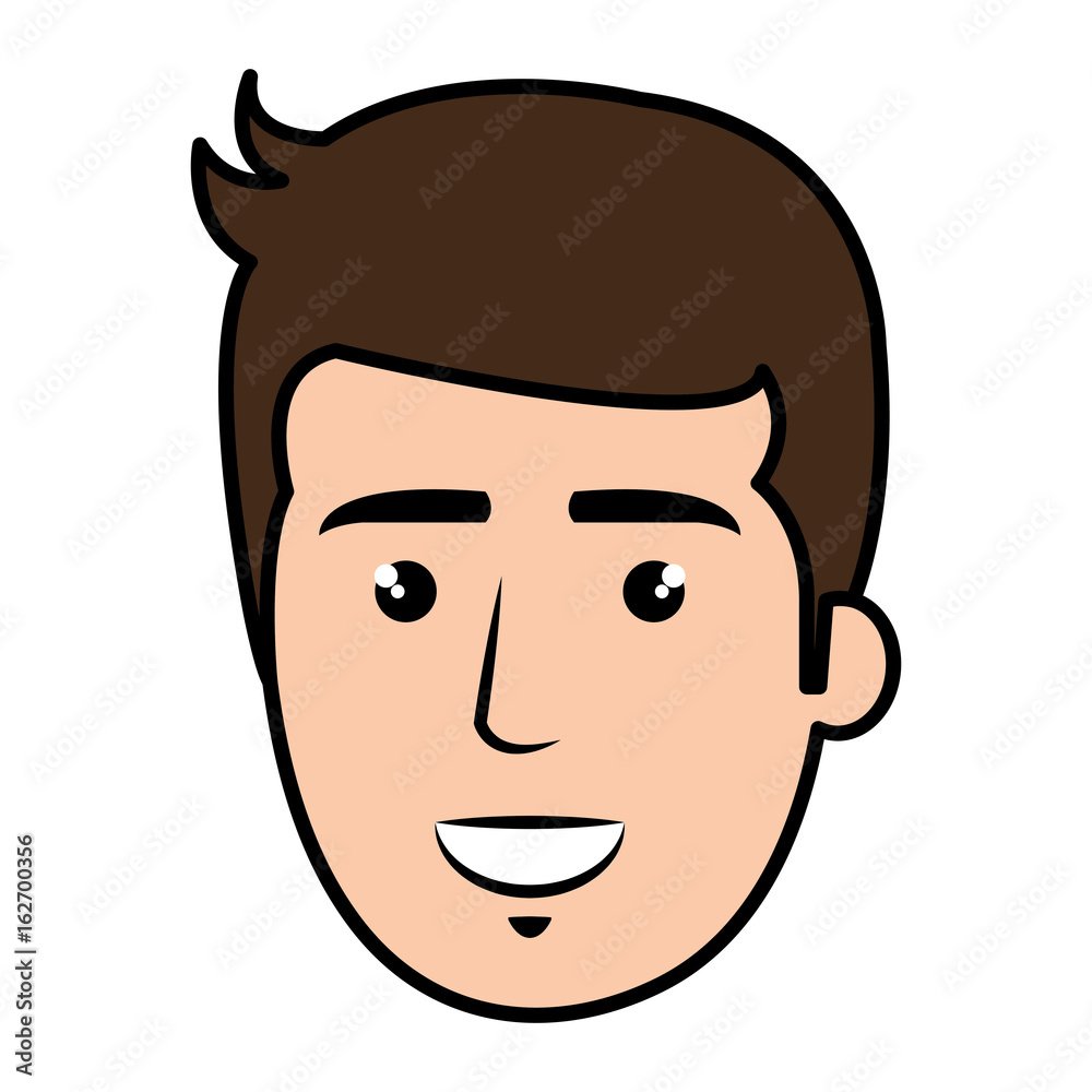 young man head avatar character vector illustration design young man head avatar character vector illustration design