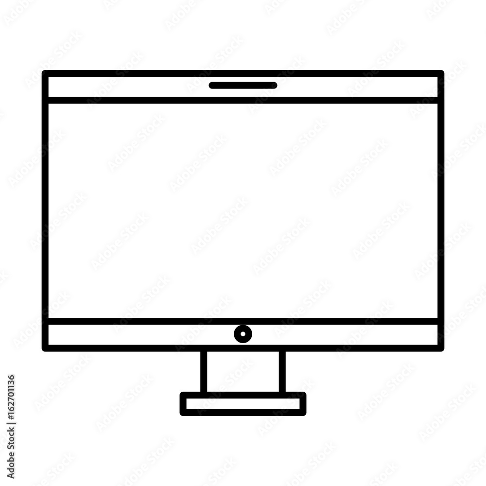 computer display isolated icon vector illustration design computer display isolated icon vector illustration design