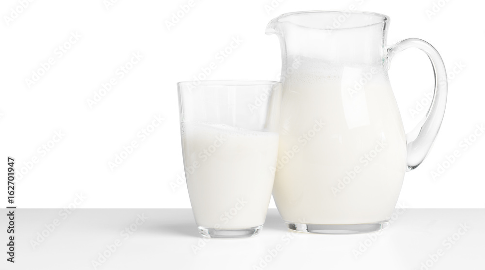Pitcher with some milk Pitcher with some milk