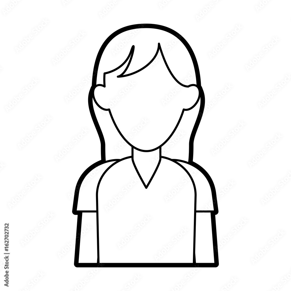 Woman avatar design Woman avatar design