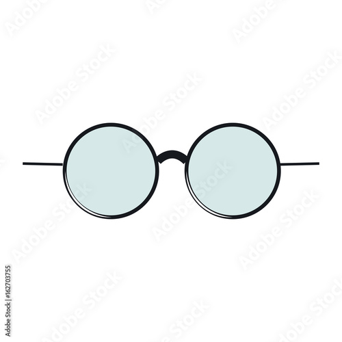 grandparents eye glasses icon vector illustration design