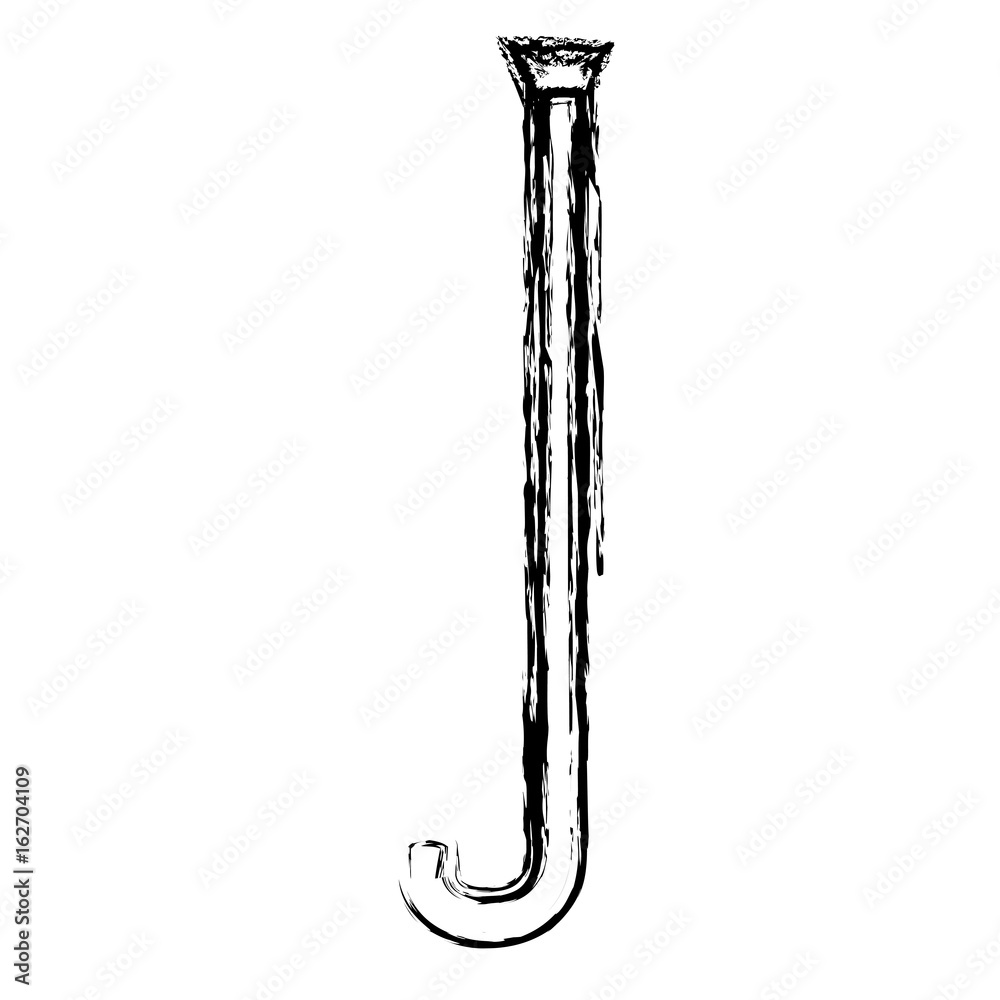 wooden cane isolated icon vector illustration design wooden cane isolated icon vector illustration design