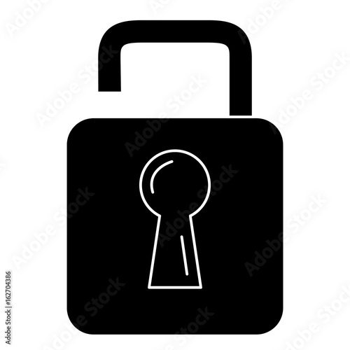 safe secure padlock icon vector illustration design