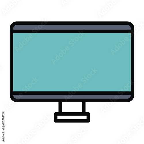 computer display isolated icon vector illustration design