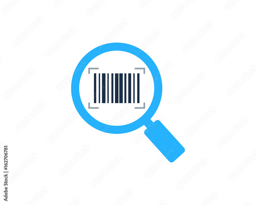 Barcode Find Icon Logo Design Element Barcode Find Icon Logo Design Element