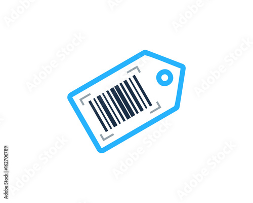Label Barcode Icon Logo Design Element