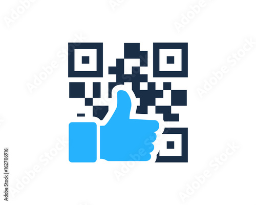 Good Barcode Icon Logo Design Element