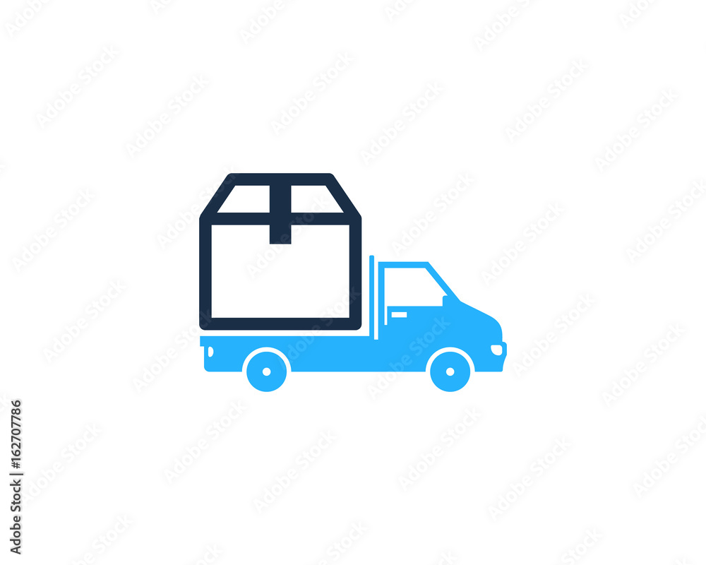 Delivery Box Icon Logo Design Element