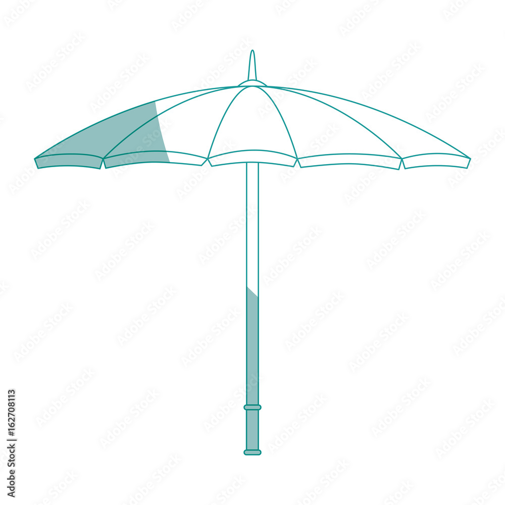parasol icon over white background vector illustration parasol icon over white background vector illustration