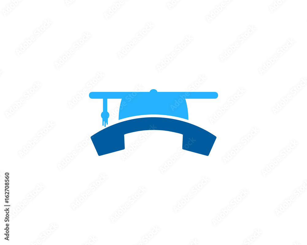 Education Call Icon Logo Design Element Education Call Icon Logo Design Element