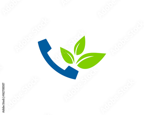 Nature Call Icon Logo Design Element