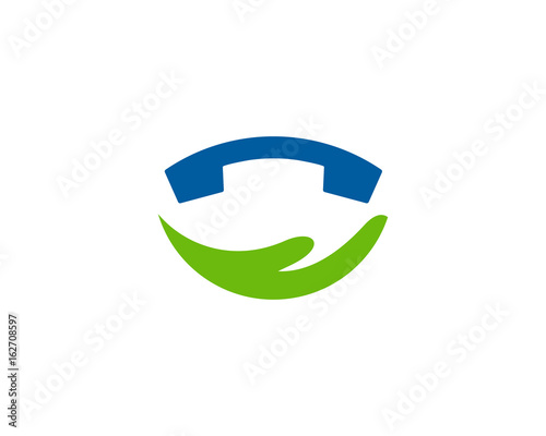 Care Call Icon Logo Design Element