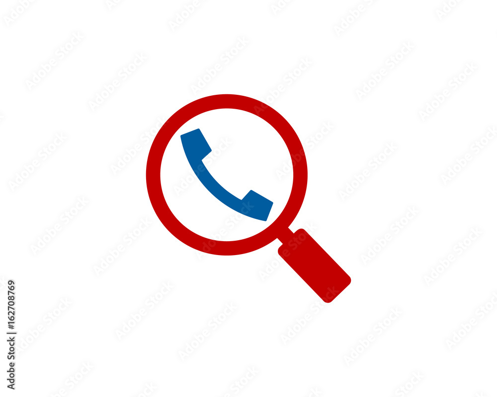 Search Call Icon Logo Design Element Search Call Icon Logo Design Element