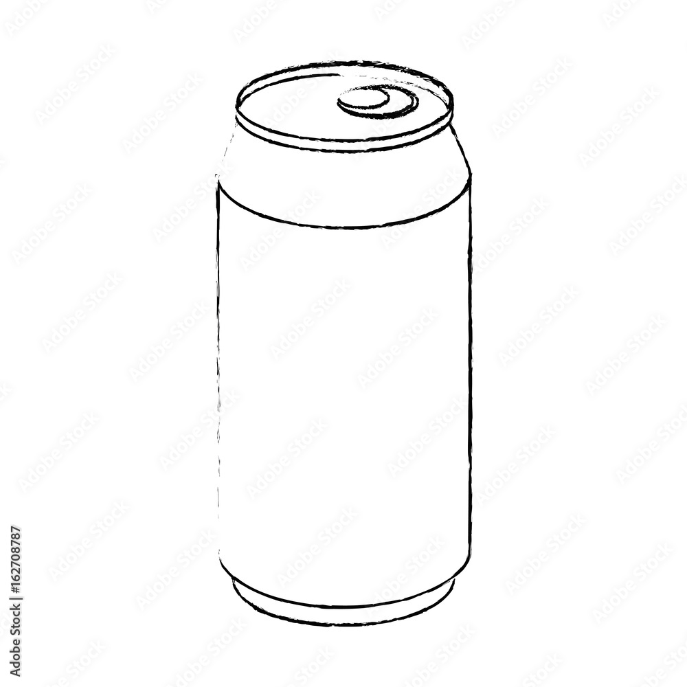 soft drink can icon over white background vector illustration soft drink can icon over white background vector illustration
