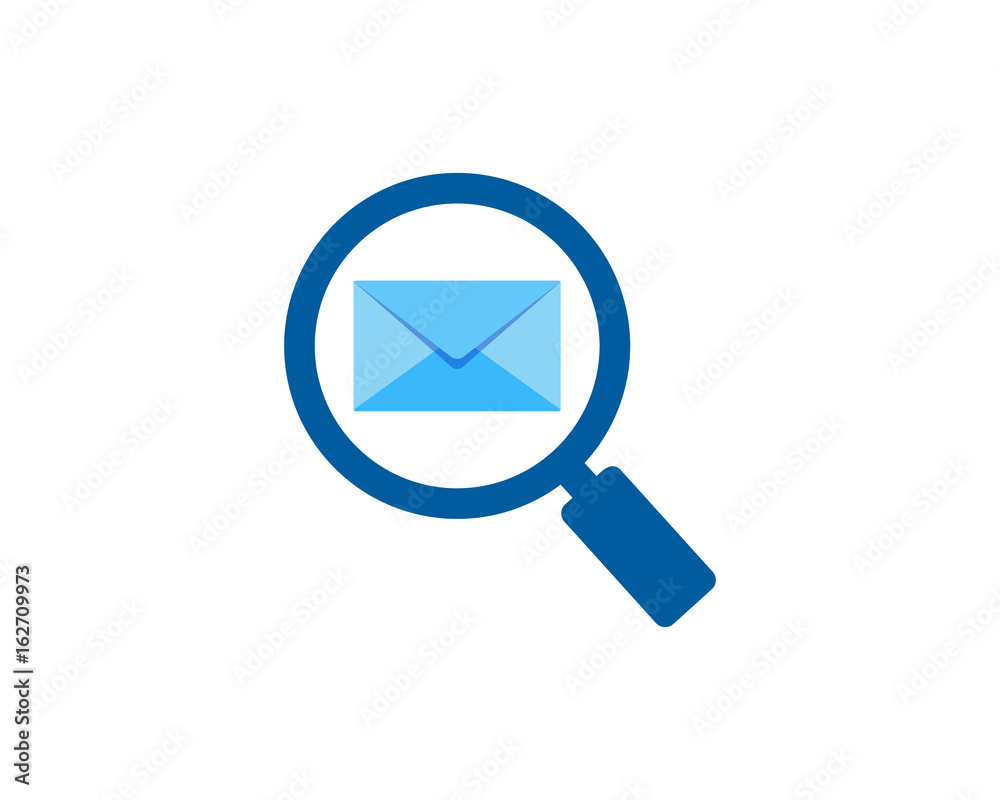 Search Mail Icon Logo Design Element Search Mail Icon Logo Design Element