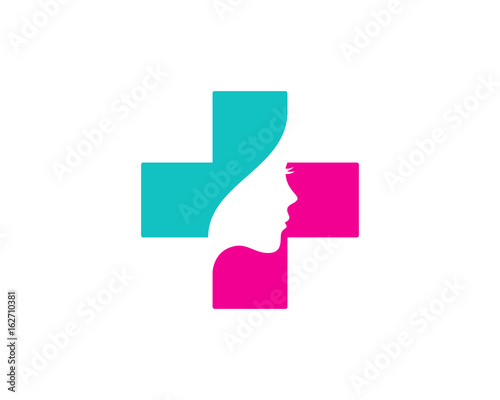 Beauty Medicine Icon Logo Design Element