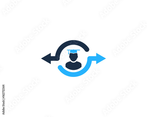 Education Share Icon Logo Design Element