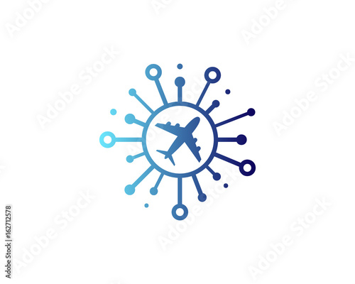 Share Travel Icon Logo Design Element