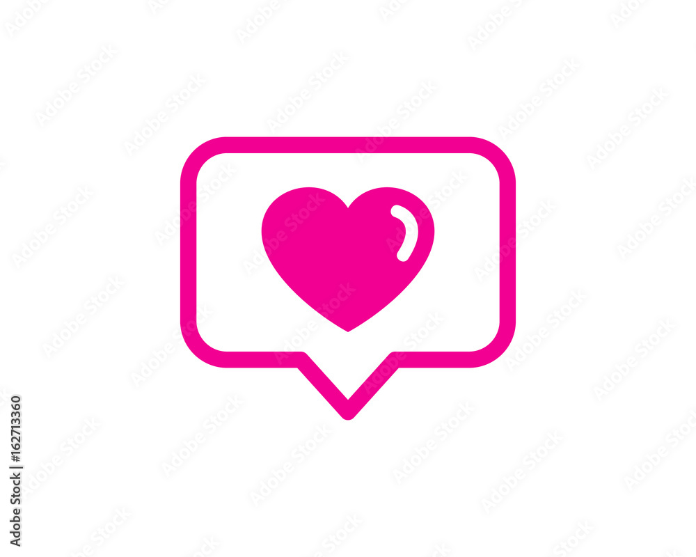 Love Social Network Icon Logo Design Element Love Social Network Icon Logo Design Element