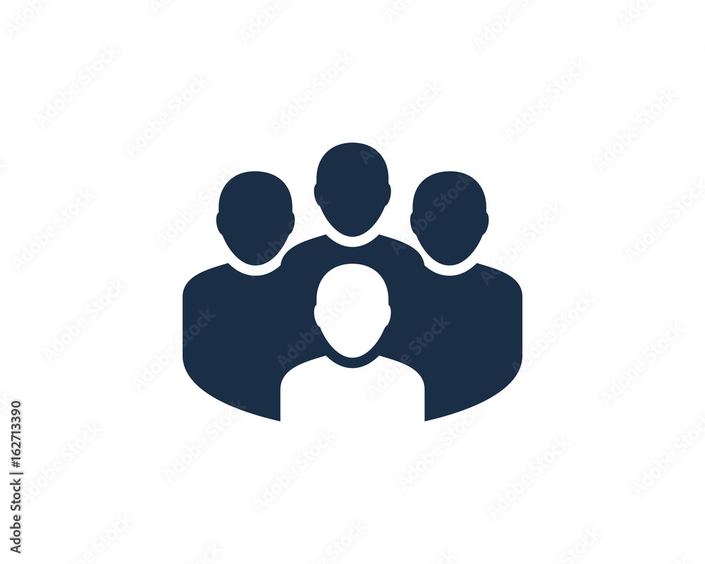 Group Social Network Icon Logo Design Element Group Social Network Icon Logo Design Element
